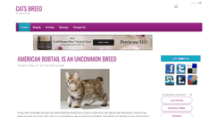 Desktop Screenshot of cats-breed.com